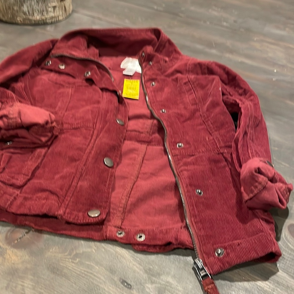 Girls size medium cute corduroy jacket